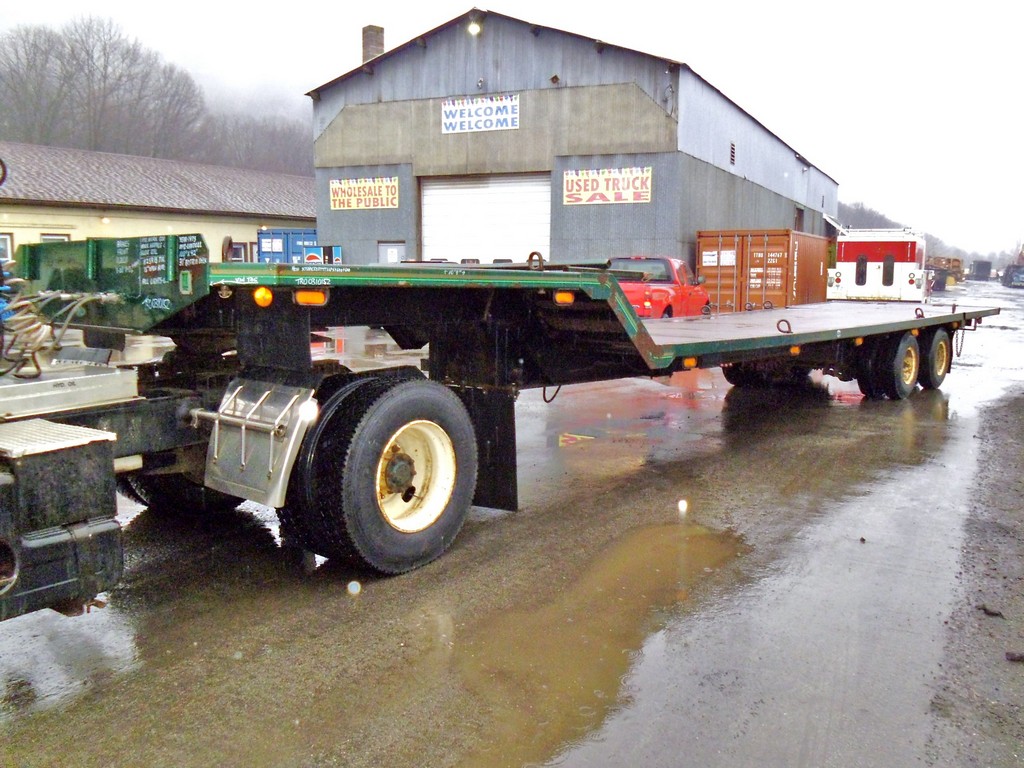 1975 Landoll Tandem Axle Step Deck Flatbed Trailer For Sale By Arthur