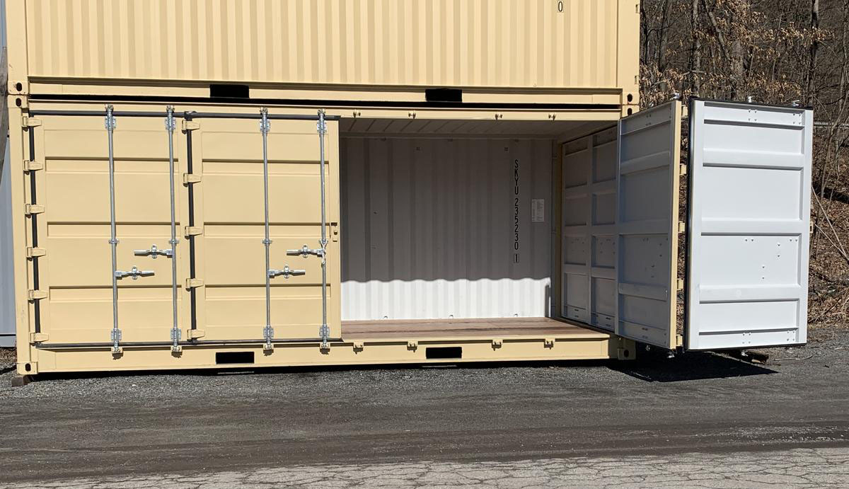 20' open side storage containers