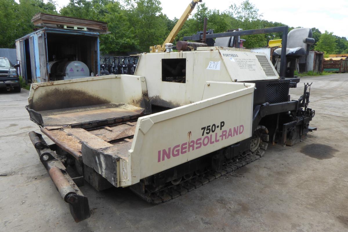 1992 Ingersoll Rand 750P Tracked Paver