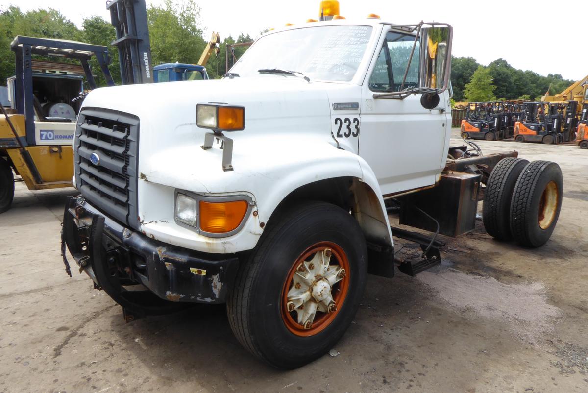 1995 Ford F600 Single Axle Cab Chassis Truck For Sale By Arthur Trovei Sons Used Truck Dealer